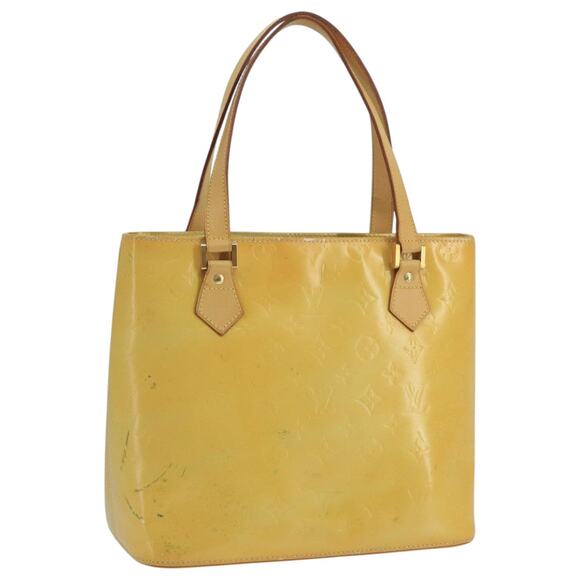 LOUIS VUITTON Monogram Vernis Houston Hand Bag Gris M91053 - Picture 1 of 13